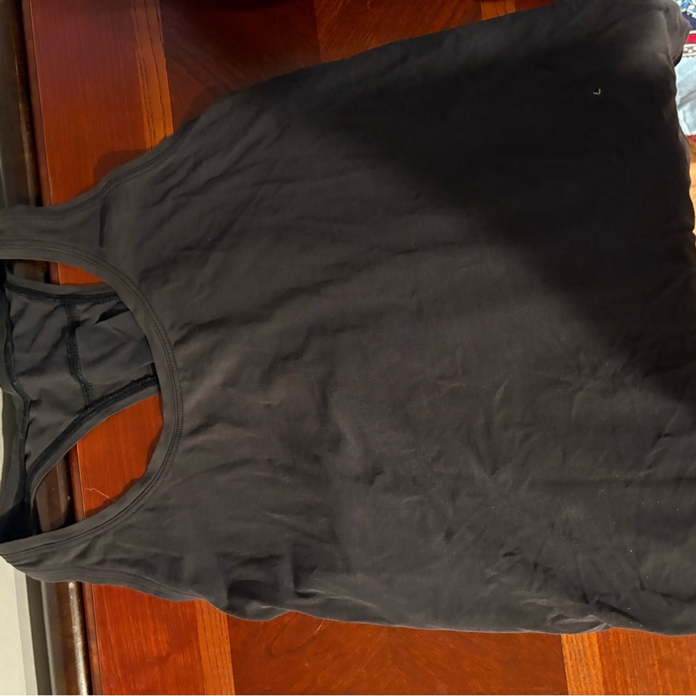 Lululemon Athletica Black Sleeveless Backless Tank Top